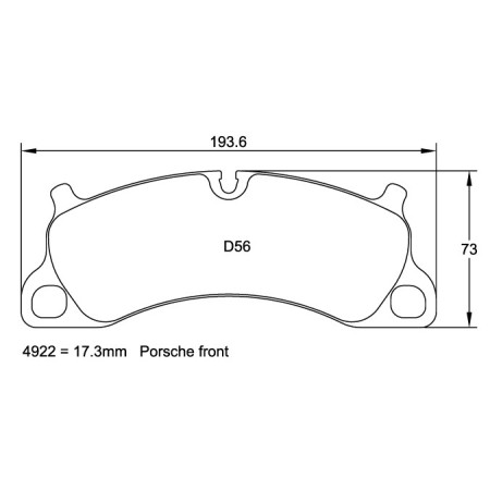 Plaquettes avant Pagid RSL29 Jaune - Porsche 911 (991) Carrera S / GTS avec disques acier (11+)