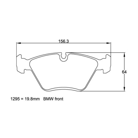 Plaquettes avant Pagid RSL29 Jaune - BMW M3 (E36) 1992-99