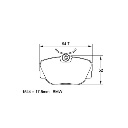 Plaquettes avant Pagid RSL29 Jaune - BMW 3 Series 318is-325i (E30) 1982-94