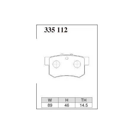 Plaquettes arrière Dixcel Type Z - Honda CR-Z (ZF1, ZF2)