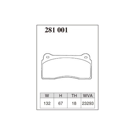 Plaquettes arrière Dixcel Type RA - Nissan GT-R (R35) 2008+