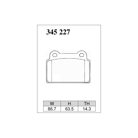 Plaquettes arrière Dixcel Type RA - Mitsubishi Lancer Evo X (CZ4A) (08+)