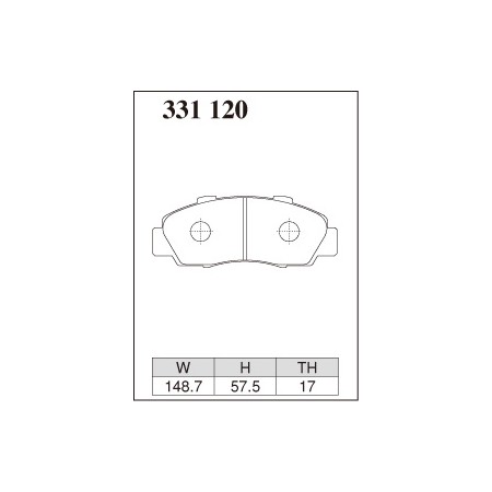 Plaquettes avant Dixcel Specom-ß - Honda Integra Type-R (DC2)