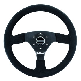 Volant compétition Sparco R323 en daim noir