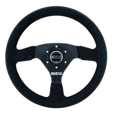 Volant compétition Sparco R323 en daim noir