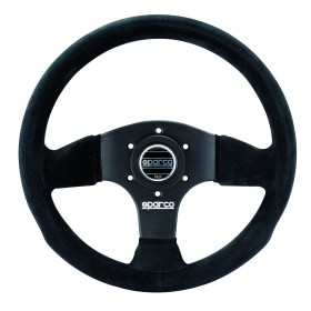 Volant compétition Sparco P300 en daim noir