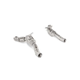 Akrapovic Tubes de connexion avec cat. - Ferrari 488 GTB/488 Spider (2016+)