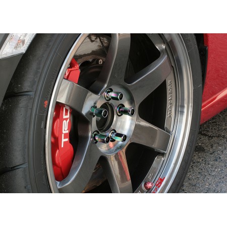 Ecrous de roues Project Kics Racing Composite R40 Neo Chrome 20 pièces avec antivol