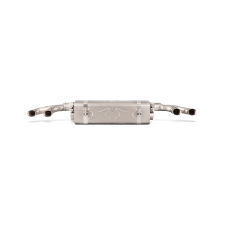 Akrapovic Échappement Slip-On avec diffuseur carbone - Porsche 911 Turbo / Turbo S (991.2) 2016-19