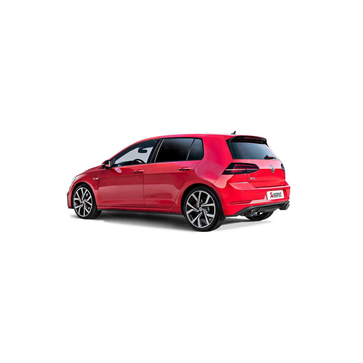 Akrapovic Échappement Slip-On Race - Volkswagen Golf (VII) GTI Performance  (2017+) - Apex Performance