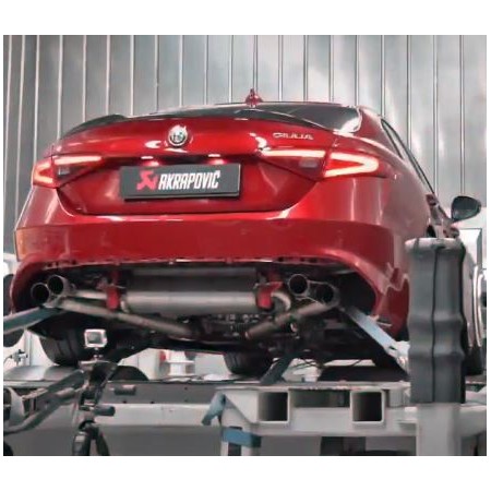 Akrapovic Échappement Evolution - Alfa Romeo Giulia Quadrifoglio 2016-20