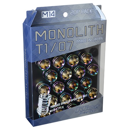 Ecrous de roues Kics Monolith T1/06 T1/07 Glorious Black