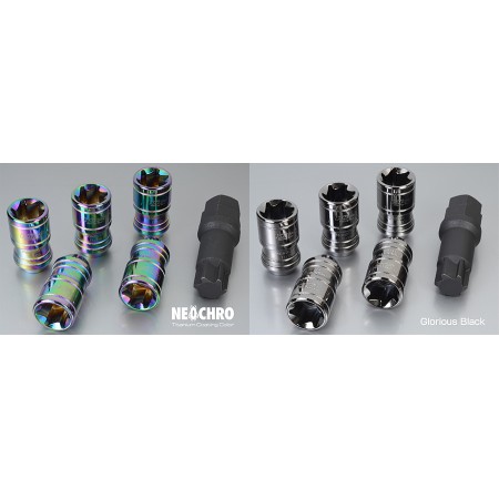 Ecrous de roues Kics Monolith T1/06 T1/07 Glorious Black