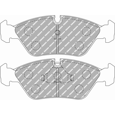 Plaquettes avant Ferodo DS2500 - BMW M3 (E30) EVO I & II (86-92)