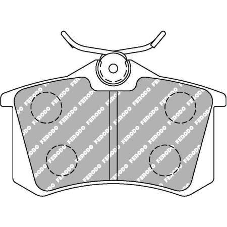 Plaquettes arrière Ferodo DS2500 - Audi S3 (8L) (99-01)