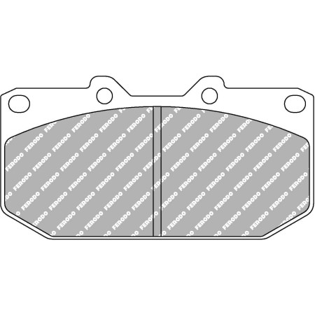 Plaquettes avant Ferodo DS2500 - Nissan 300ZX TwinTurbo (Z32) (89-97)
