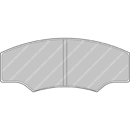 Plaquettes Ferodo DS2500 - Alcon Caliper H type 16mm D40