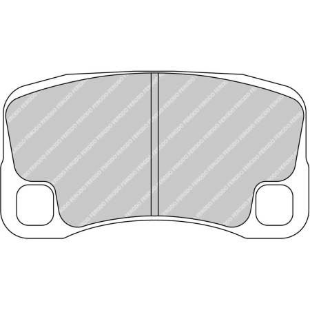 Plaquettes arrière Ferodo DS2500 - Porsche 911 (997) GT3/GT3 RS (07+)