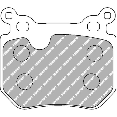 Plaquettes arrière Ferodo DS2500 - BMW 135i Coupé + Cabrio (E82,E88) (07+)