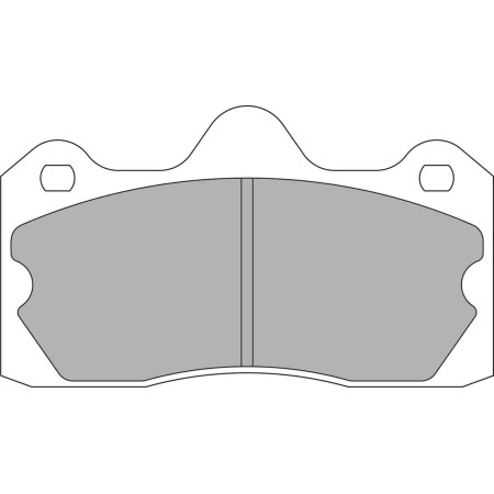 Plaquettes arrière Ferodo DS2500 - Lotus Evora / Exige V6 AP 4 pistons (09+)