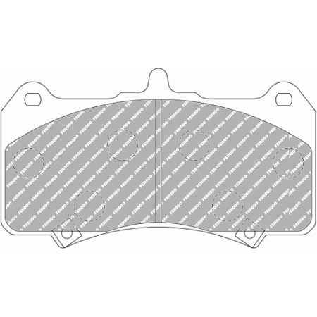 Plaquettes Ferodo DS2500 - Pinces AP Racing Radi-Cal II 6 pistons