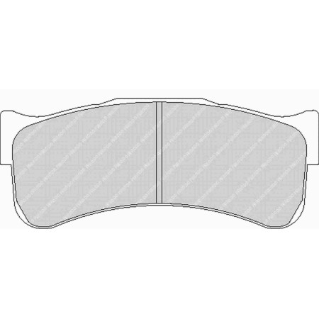 Plaquettes avant Ferodo DS1.11 - Porsche 911 (997) GT3 RSR (07+)