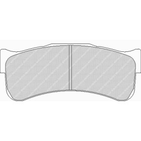 Plaquettes Ferodo DS1.11 - Brembo Caliper 07.7293. 6 piston 29mm [type "164" family]