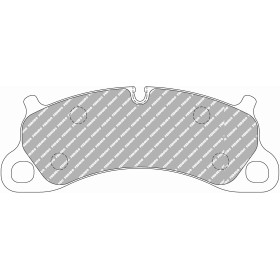 Plaquettes avant Ferodo DS1.11 - Porsche 911 (991) Carrera S 3.8 avec disques acier (11+)