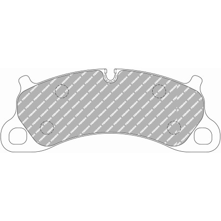 Plaquettes avant Ferodo DS1.11 - Porsche 911 (991) Carrera S 3.8 avec disques acier (11+)