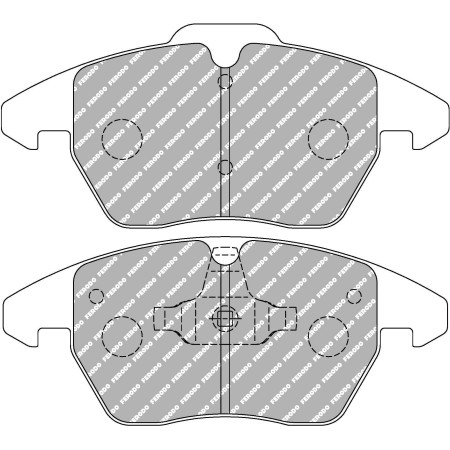 Plaquettes avant Ferodo DS1.11 - Audi TT 3.2 V6 Quattro (8J) disque 288mm (06+)