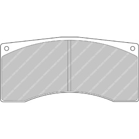 Plaquettes Ferodo DSUNO - Brembo Caliper 07.5139. 16mm [type "132" family]