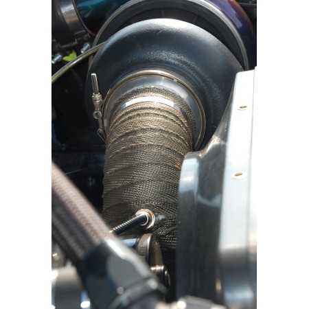 Bande d'échappement DEI titane, 5cm de large