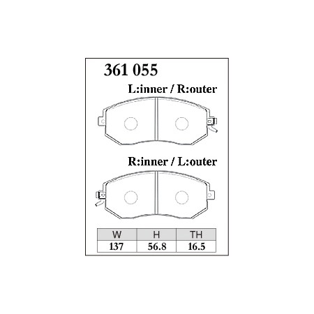 Plaquettes avant Dixcel Type Z - Subaru BRZ (ZC6) / Toyota GT86 (ZN6) / Toyota GR86 (ZN8)