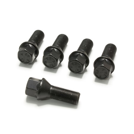 Vis de roue Noir M14x1.25/43mm 60°