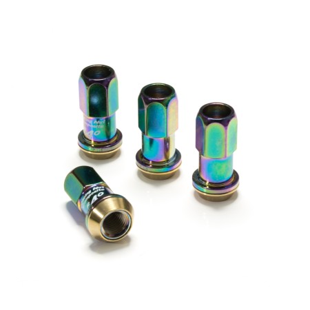 Ecrous de roues Project Kics Racing Composite R40 Neo Chrome 20 pièces avec antivol