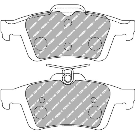Plaquettes arrière Ferodo DS2500 - Ford Focus III 2.3 RS (2015-18)
