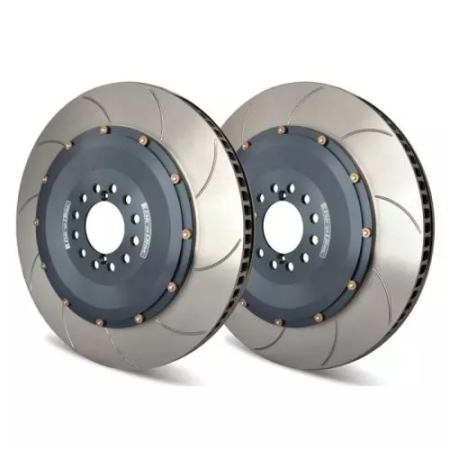 Girodisc Set disques de frein arrière - Porsche 992 GT3 / GT3 RS / 718 Cayman GT4 RS avec disque acier