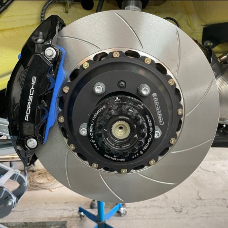 Girodisc Set disques de frein arrière - Porsche 992 GT3 / GT3 RS / 718 Cayman GT4 RS avec disque acier