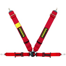 Harnais Schroth Profi II-FE ASM (FIA/ECE) 4 points à visser - Rouge