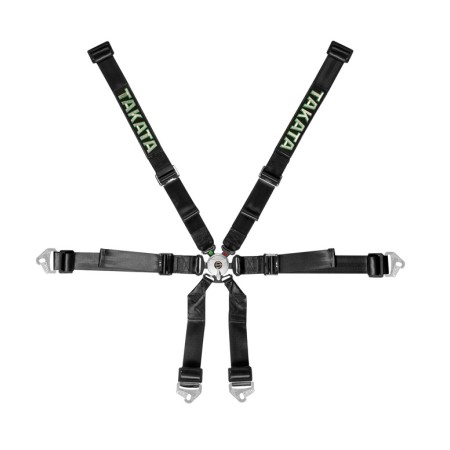 Harnais compétition pour HANS Takata Race 6 points Snap-On homologué FIA