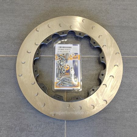 2 pistes de frein arrière Alcon pour Lotus Exige V6 332mm, inclus visserie