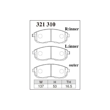 Plaquettes avant Dixcel Type Z - Nissan Silvia NA&Turbo (S13) (91-93)