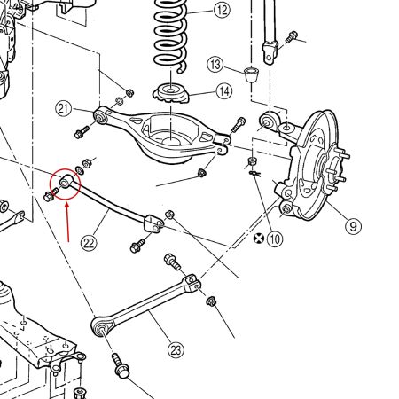 Whiteline W62997 Silentblocs bras oscillant inférieur avant - Nissan 350Z (Z33)
