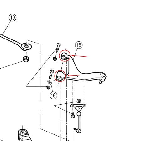Whiteline Kit de silentblocs renforcé pour essieu arrière - Nissan 350Z (Z33)