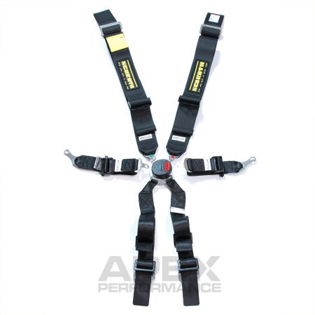 Harnais Schroth Profi II-6FE ASM (ECE) 6 points à visser, noir