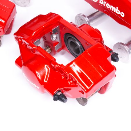 Set d'étriers de frein original Brembo reconditionné pour Nissan 350Z, rouge