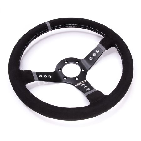 Volant Sparco L777 en daim noir, 350mm