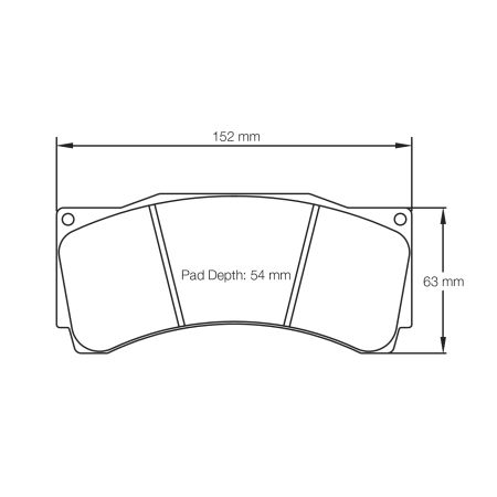 Plaquettes Pagid RSL29 - 1904 CP9660 D54, 18mm