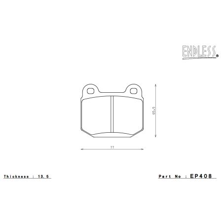 Plaquettes de frein arrière Endless CC-Rg · Nissan 350Z (Z33)