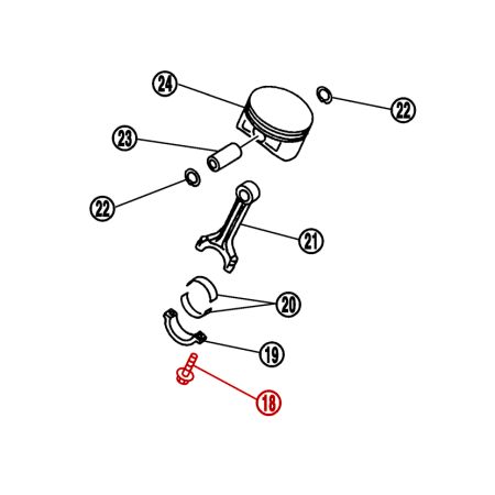 Vis de bielle Nissan OEM pour 350Z VQ35DE